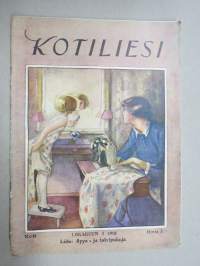 Kotiliesi 1928 nr 19, Kansikuva Martta Wendelin, Omakotikilpailu A-sarjan voittaja Arvo Muroma, Lastentalo Hyvinkää, Emäntäkoulu Kauhajoki, Savustettua utaretta, ym.