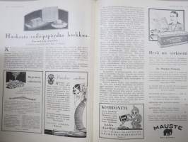 Kotiliesi 1928 nr 19, Kansikuva Martta Wendelin, Omakotikilpailu A-sarjan voittaja Arvo Muroma, Lastentalo Hyvinkää, Emäntäkoulu Kauhajoki, Savustettua utaretta, ym.