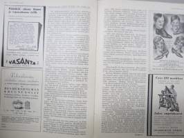 Kotiliesi 1928 nr 15, Kansikuva Hanna Rönnberg - Saariston tyttö, Lasten kasvattamisesta, Kotihyönteisemme, Kaupunkilaisen kokemuksia vaatteidenpesusta, Kesäkäsityö