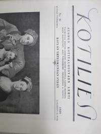 Kotiliesi 1928 nr 20, Kansikuva Juho Rissanen - Kahvia tarjoava nainen, Kirkkotaidenäyttely, Suomen juurikorit, Hapankaali, Riepumattoja, ym.