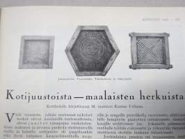 Kotiliesi 1929 nr 22, Kansikuva Ilmari Huitti - Inkeri, Asumistason kohoaminen kaupungeissa, Kahvimyssynäyttely, Kotijuustoista (ja juustomuoteista), Turkistavarat