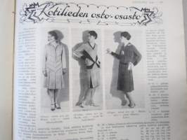 Kotiliesi 1929 nr 22, Kansikuva Ilmari Huitti - Inkeri, Asumistason kohoaminen kaupungeissa, Kahvimyssynäyttely, Kotijuustoista (ja juustomuoteista), Turkistavarat