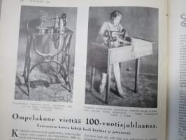 Kotiliesi 1929 nr 22, Kansikuva Ilmari Huitti - Inkeri, Asumistason kohoaminen kaupungeissa, Kahvimyssynäyttely, Kotijuustoista (ja juustomuoteista), Turkistavarat