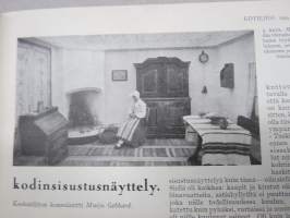 Kotiliesi 1929 nr 21, Kansikuva Anna Sahlstén - Leipoja, Puutarhanäyttely, Säästäväisyys, Kodinsisustusnäyttely, Kahvin vaikutus, Jänis ruokana, Kintaita, ym.
