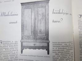 Kotiliesi 1929 nr 21, Kansikuva Anna Sahlstén - Leipoja, Puutarhanäyttely, Säästäväisyys, Kodinsisustusnäyttely, Kahvin vaikutus, Jänis ruokana, Kintaita, ym.
