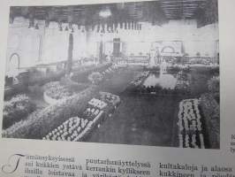 Kotiliesi 1929 nr 21, Kansikuva Anna Sahlstén - Leipoja, Puutarhanäyttely, Säästäväisyys, Kodinsisustusnäyttely, Kahvin vaikutus, Jänis ruokana, Kintaita, ym.