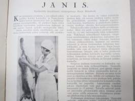 Kotiliesi 1929 nr 21, Kansikuva Anna Sahlstén - Leipoja, Puutarhanäyttely, Säästäväisyys, Kodinsisustusnäyttely, Kahvin vaikutus, Jänis ruokana, Kintaita, ym.