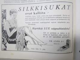 Kotiliesi 1929 nr 21, Kansikuva Anna Sahlstén - Leipoja, Puutarhanäyttely, Säästäväisyys, Kodinsisustusnäyttely, Kahvin vaikutus, Jänis ruokana, Kintaita, ym.