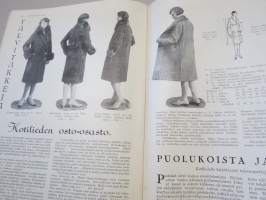 Kotiliesi 1929 nr 18, Kansikuva Vilho Sjöström - Aidalla, Pikkulapsi ja pahat voimat, Anna Sahlstén 70 v., Berliinin Kaasu- ja vesinäyttely, Vauvanvaatteet, Kaali ym