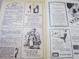 Kotiliesi 1929 nr 18, Kansikuva Vilho Sjöström - Aidalla, Pikkulapsi ja pahat voimat, Anna Sahlstén 70 v., Berliinin Kaasu- ja vesinäyttely, Vauvanvaatteet, Kaali ym