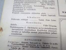 Kotiliesi 1929 nr 18, Kansikuva Vilho Sjöström - Aidalla, Pikkulapsi ja pahat voimat, Anna Sahlstén 70 v., Berliinin Kaasu- ja vesinäyttely, Vauvanvaatteet, Kaali ym