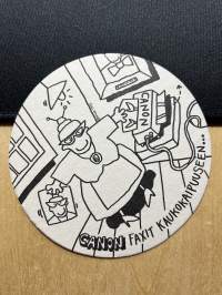 Canon kopo - parempi kuin alkuperäinen -lasinalunen / coaster