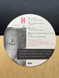 Enso - Gutzeit OY Pankakosken tehtaat -lasinalunen / coaster