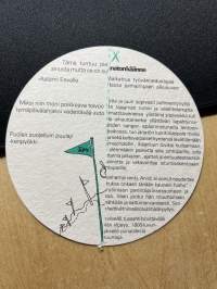 Lakukiekko -lasinalunen / coaster