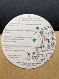 Sympaattista energiaa empaattista synergiaa -lasinalunen / coaster