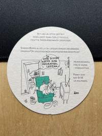 Metra näyttää taivaan merkit -lasinalunen / coaster