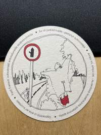 Herttinen nyt ne kemiran titaanidioksidit jäivät himaan! -lasinalunen / coaster