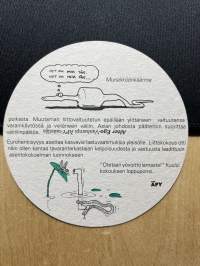 Yö markkinoista -lasinalunen / coaster