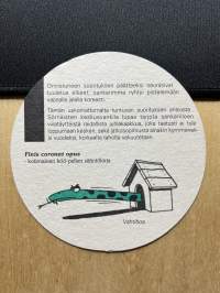 Polissitiedotus -lasinalunen / coaster