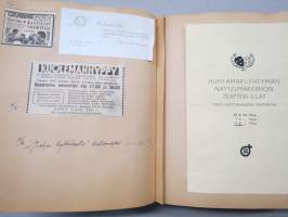 Elettyä ja koettua vv. 1949-51 -turkulaisen virkanaisen elämää leikekirjan muodossa, erilaisten tapahtumien ohjelmia, pääsylippuja, matkalippuja, ilmoituksia...