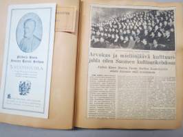 Elettyä ja koettua vv. 1949-51 -turkulaisen virkanaisen elämää leikekirjan muodossa, erilaisten tapahtumien ohjelmia, pääsylippuja, matkalippuja, ilmoituksia...