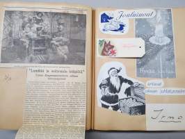 Elettyä ja koettua vv. 1949-51 -turkulaisen virkanaisen elämää leikekirjan muodossa, erilaisten tapahtumien ohjelmia, pääsylippuja, matkalippuja, ilmoituksia...