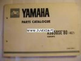 Yamaha XS650SE&#039;80 (4G7) -luettelo