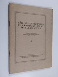 Råd och anvisningar för produktion av hållbar mjölk