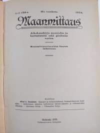 Maanmittaus 1-2/1935 : aikakauskirja maanjako ja karttatieteitä sekä geodesiaa varten