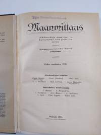 Maanmittaus 1 vihko/1930 : aikakauskirja maanjako- ja karttatieteiden sekä geodesiaa varten