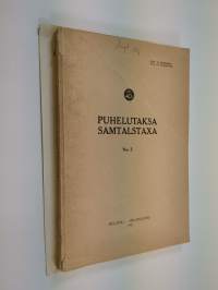 Puhelutaksa = Samtalstaxa No 3