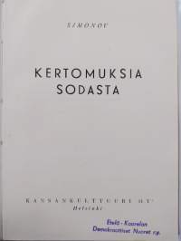 Kertomuksia sodasta