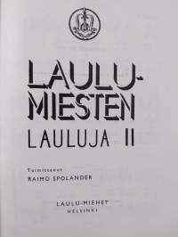 Laulumiesten lauluja 2