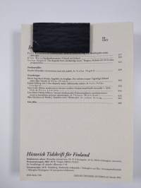Historisk tidskrift för Finland 2003 (1-4)