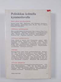 Asevelisosialismista kansanrintamaan : Politiikkaa kolmella kymmenluvulla