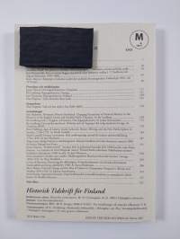 Historisk tidskrift för Finland 2007 (1-4)