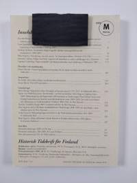 Historisk tidskrift för Finland 2010 (1-4)