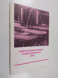 Ammattiyhdistysopisto toimintakertomus 1990