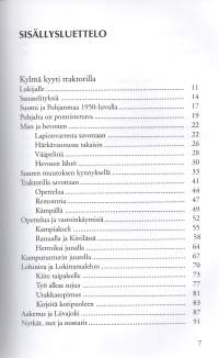 Kylmä kyyti traktorilla
