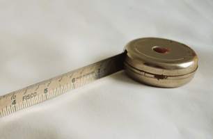 Vintage 2 m rullamitta Fisco made in England