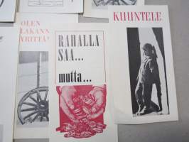Mikä kirkko pelastaa? - 8 kpl erilaisia uskonnollisia pienpainatteita