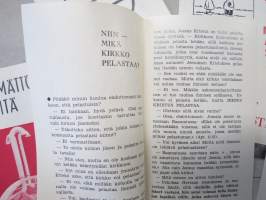 Mikä kirkko pelastaa? - 8 kpl erilaisia uskonnollisia pienpainatteita