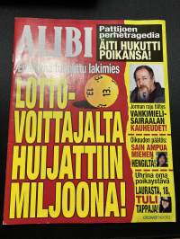 Alibi 2017 nr 3, Lottovoittajalta huijattiin miljoona, Porvoon lapsisurma, Rikoshistorian kätköistä - kaksi hurjaa pappia, katso sisällysluettelo