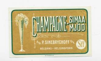 Champagne Simaa  -  juomaetiketti