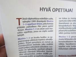 Musica 1-2 -kirjojen esittelymateriaali / painate opettajille