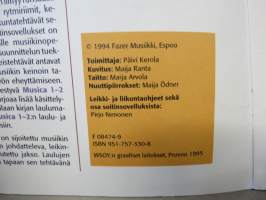 Musica 1-2 -kirjojen esittelymateriaali / painate opettajille