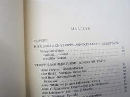 Ylioppilaskokelaan opas