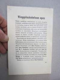 Ylioppilaskokelaan opas