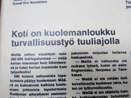 Kauppa ja koti 1973 nr 1, Timbuktuun, Uhkaako kielitaidon kriisi, Jääkliekkonappulat, SEV-yhteistyö, Uusien asuntoalueiden palvelut viipyvät, ym.