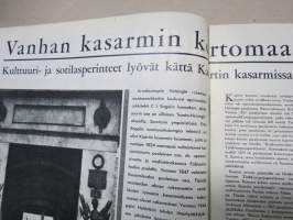 Peitsi 1957 nr 2 - Maanpuolustajain lehti, Kaartin kasarmin historiaa, Jalkaväenkenraali K.A. Heiskanen, Maastossa mieheb kunto punnitaan, Tenon koukkuleuka...